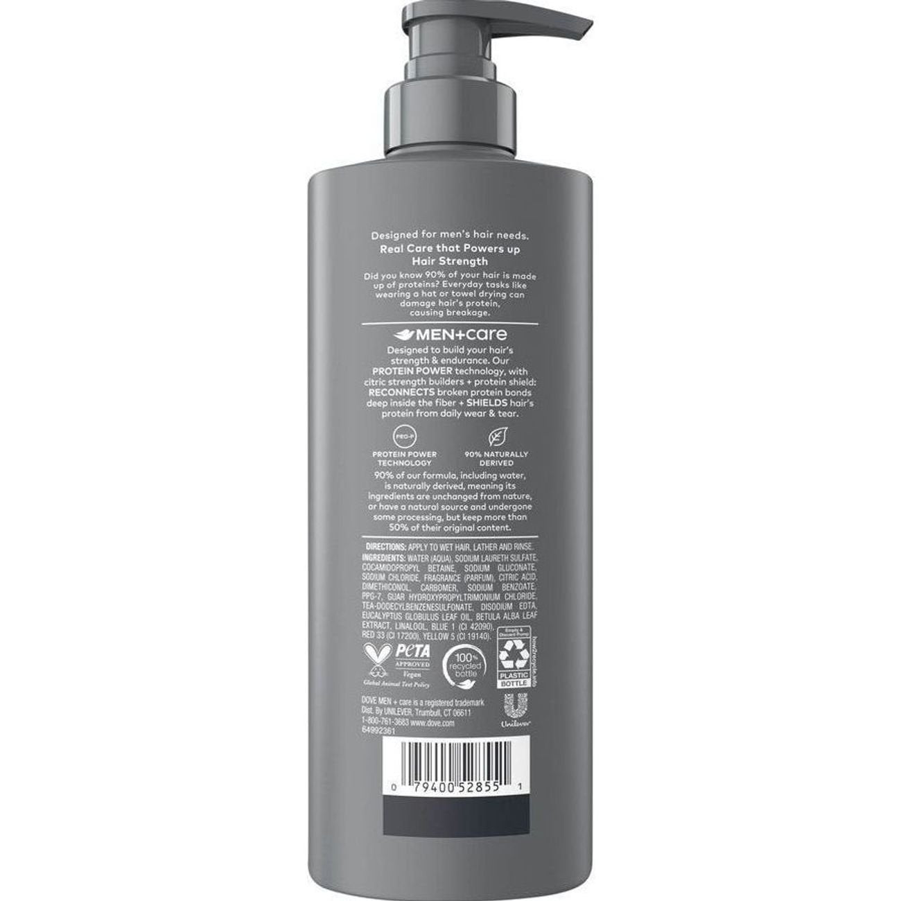 Dove Men+Care 2-in-1 Shampoo & Conditioner - Blue Eucalyptus + Birch