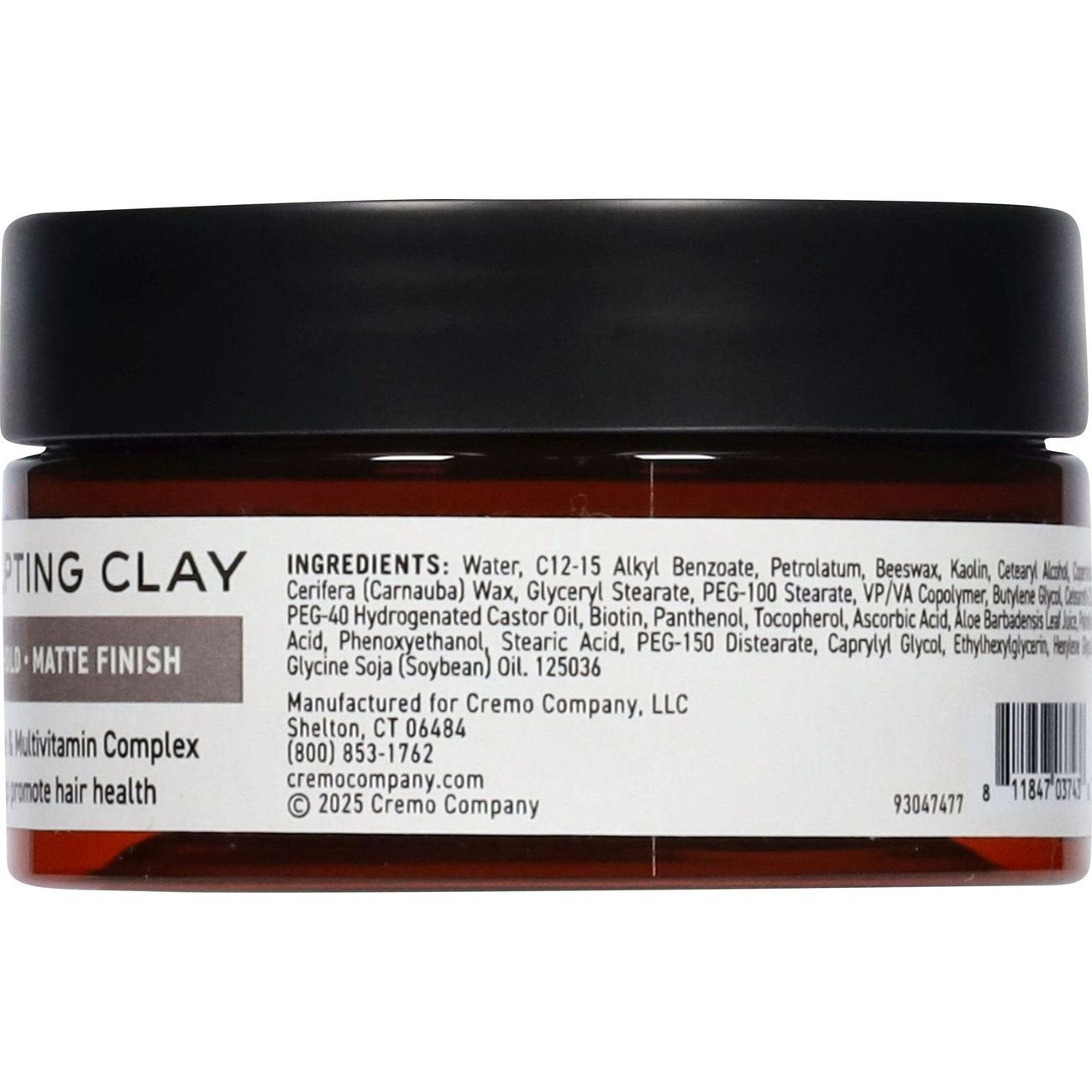 Cremo Sculpting Clay High Hold Matte Finish