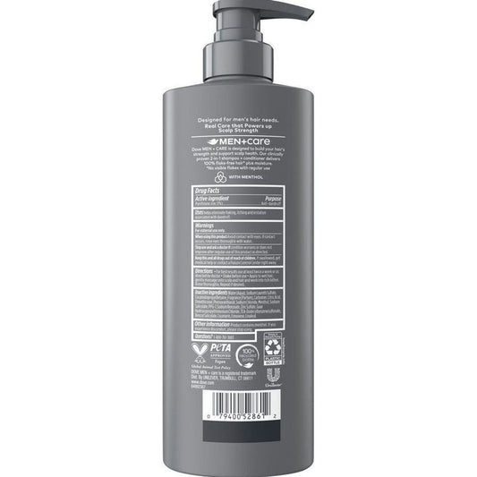 Dove Men+Care 2-in-1 Shampoo & Conditioner - Anti-Dandruff + Pyrithione Zinc