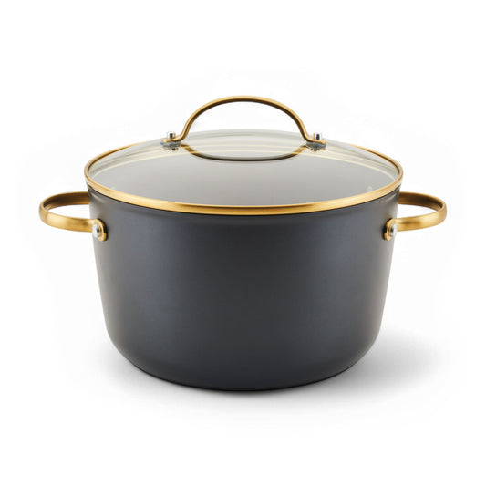 Farberware Ceramic Stock Pot - Black