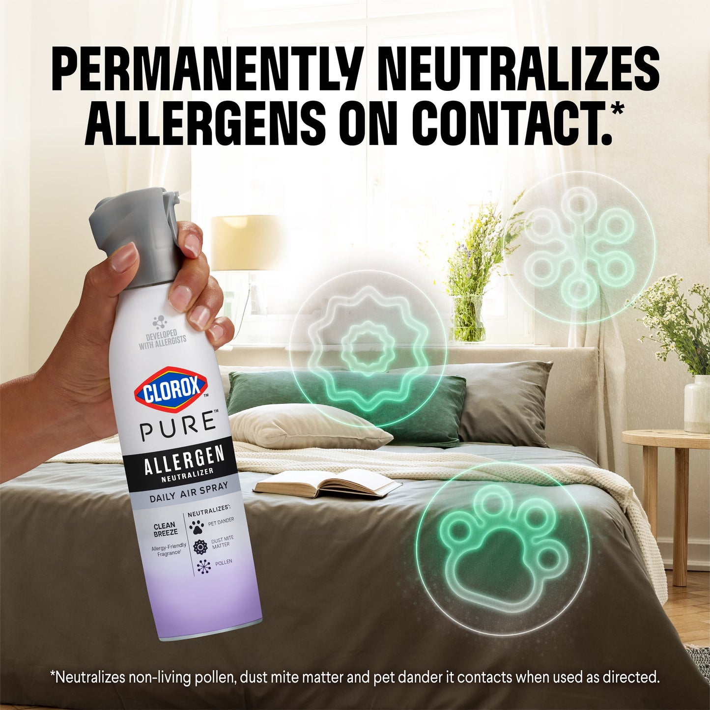Clorox Clorox PURE Allergen Neutralizer Daily Air Spray - Nighttime Calm