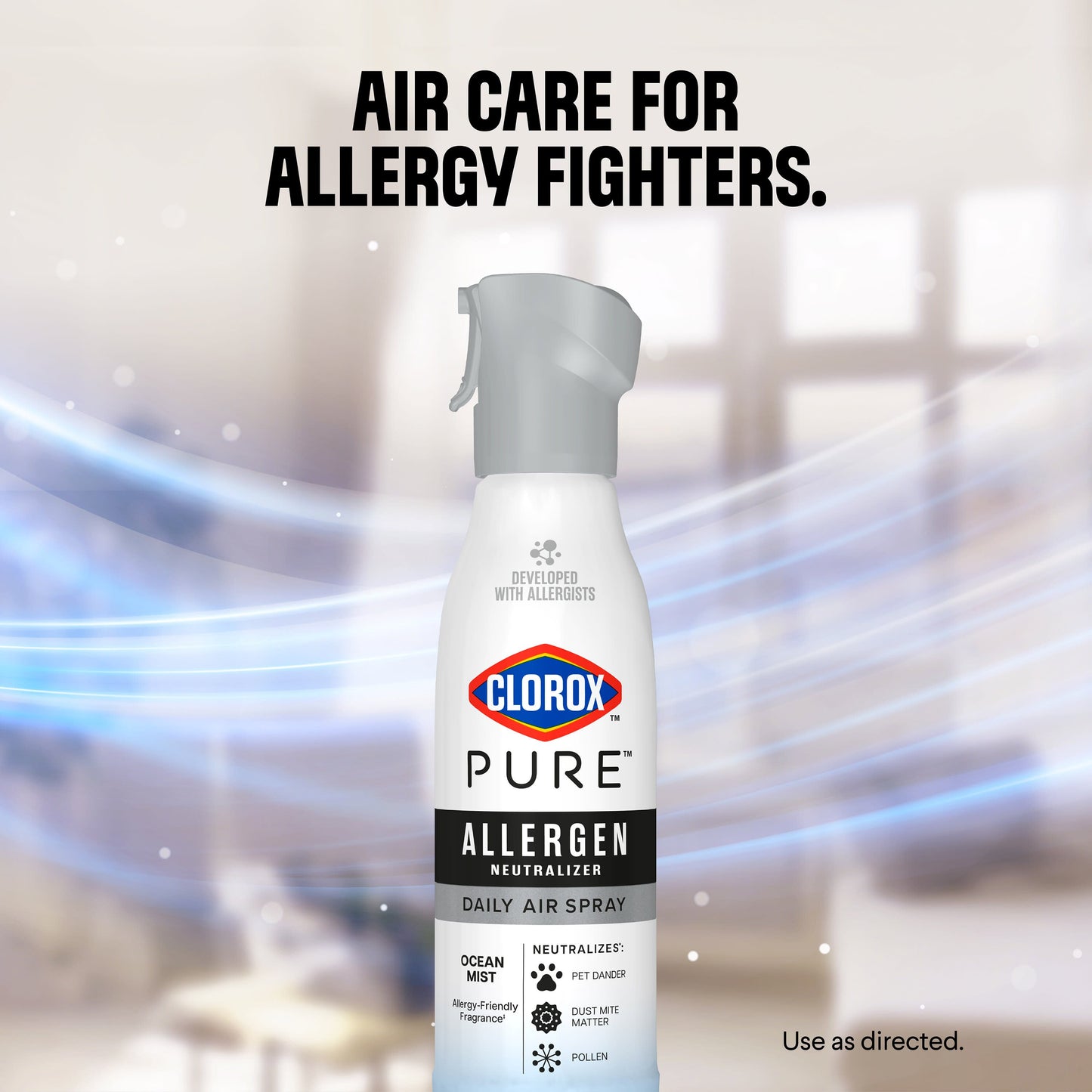 Clorox Clorox PURE Allergen Neutralizer Daily Air Spray - Ocean Mist