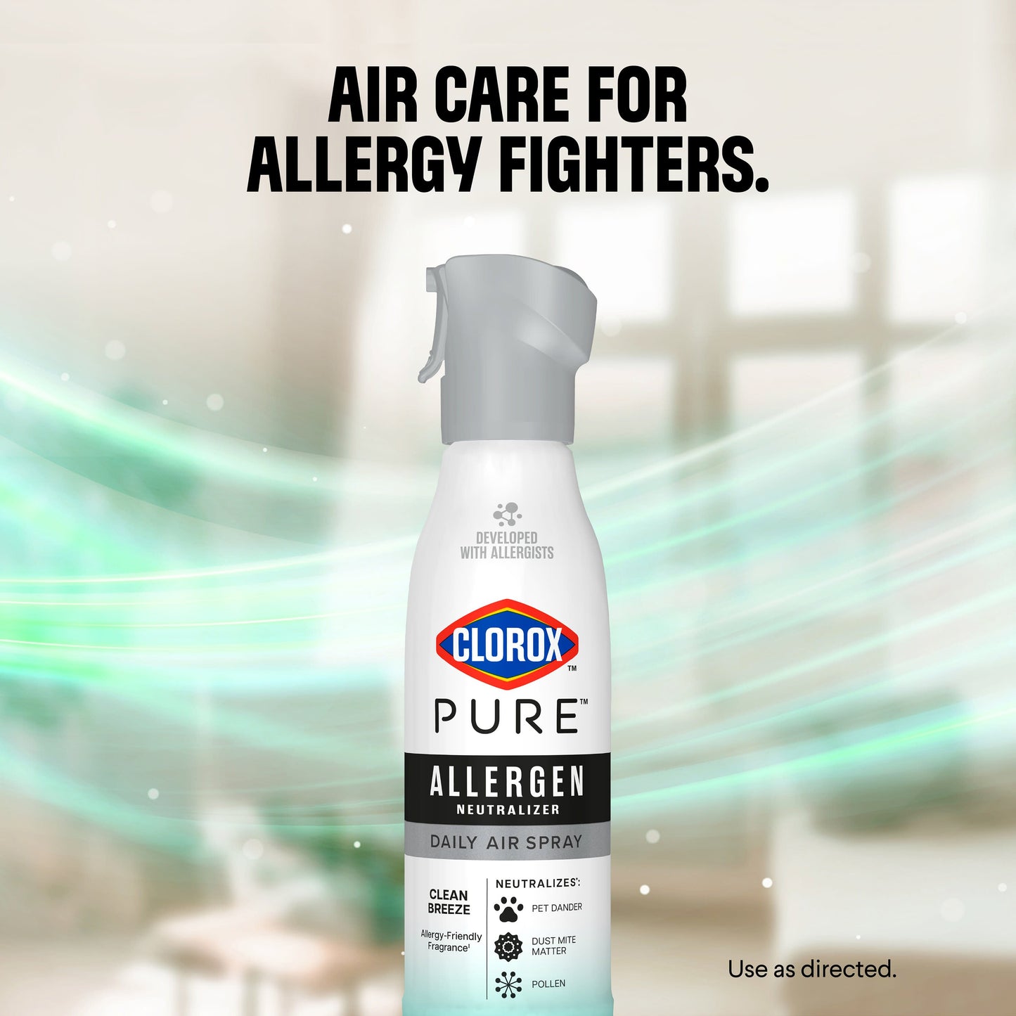 Clorox Clorox PURE Allergen Neutralizer Daily Air Spray - Clean Breeze