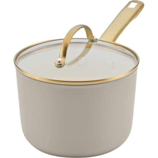 Farberware Ceramic Saucepan - Tan