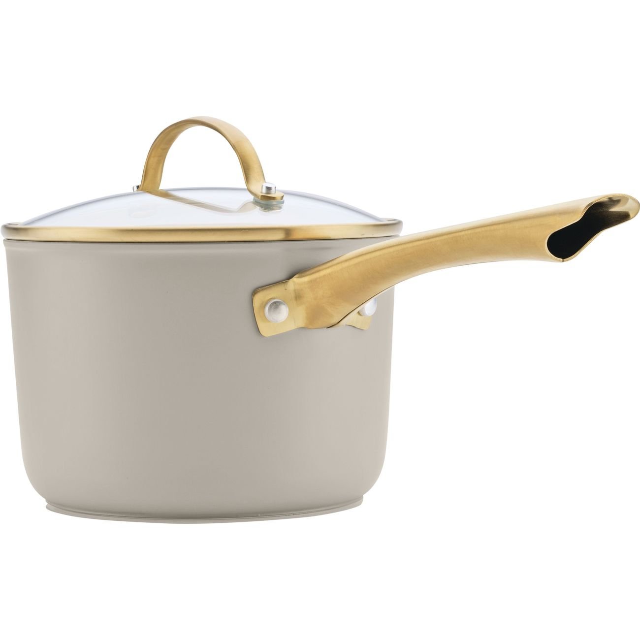 Farberware Ceramic Saucepan - Tan