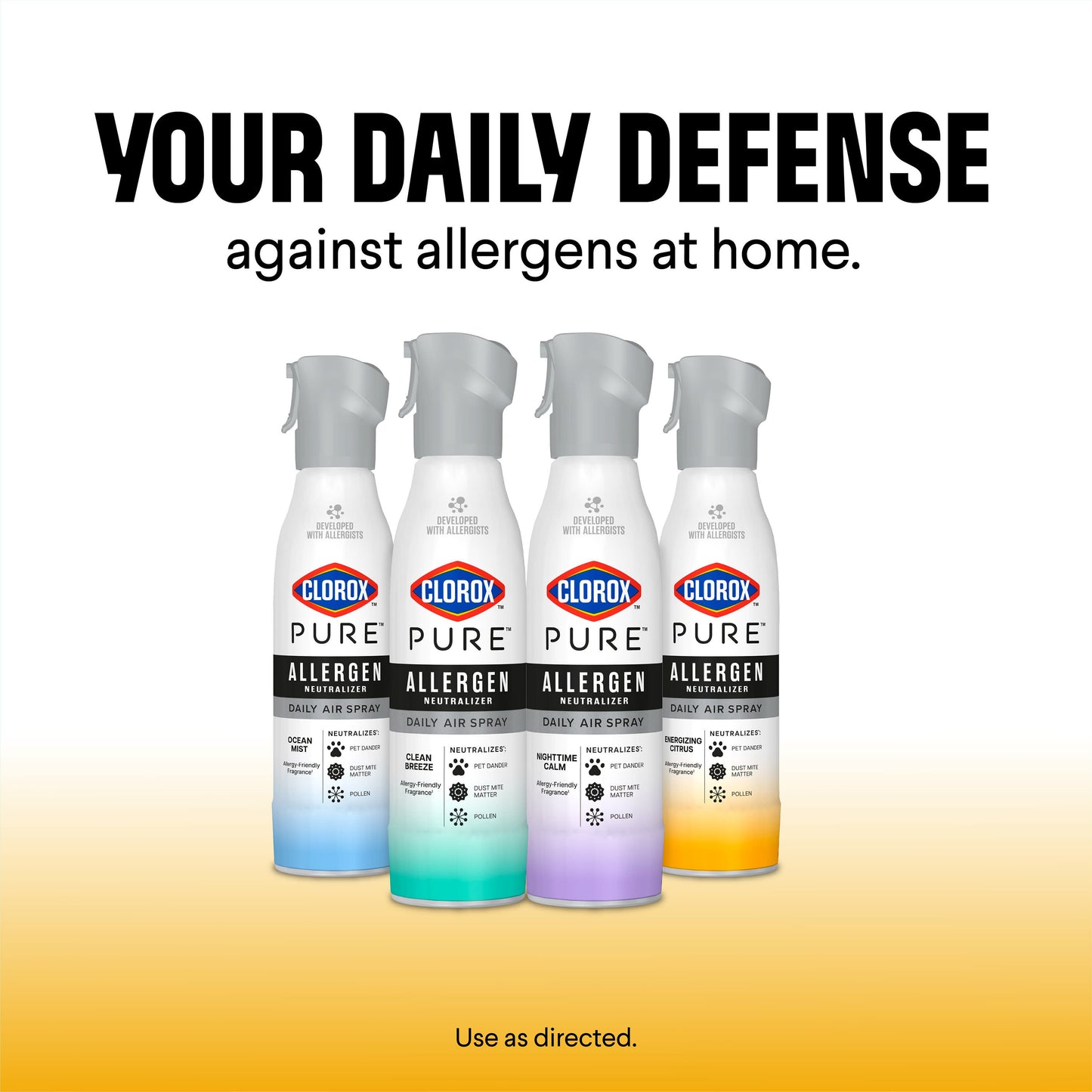 Clorox Clorox PURE Allergen Neutralizer Daily Air Spray - Energizing Citrus