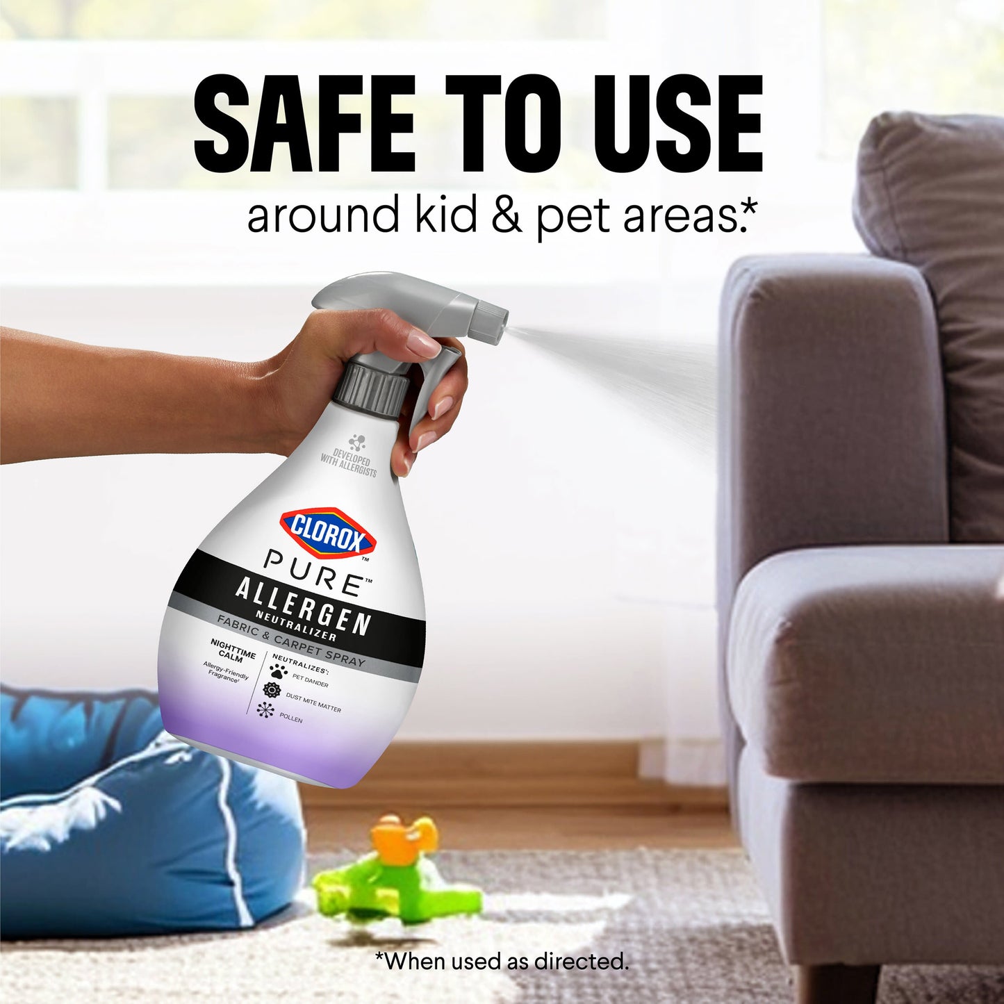 Clorox Clorox PURE Allergen Neutralizer Fabric and Carpet Spray - Nighttime Calm