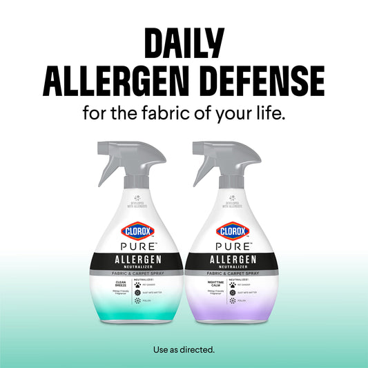 Clorox Clorox PURE Allergen Neutralizer Fabric and Carpet Spray - Clean Breeze