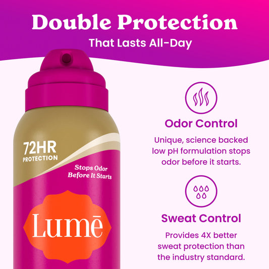 Lume Women Sweat Control Deodorant Spray - Vanilla Bliss
