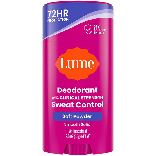 Lume Women Sweat Control Deodorant Solid - Soft Power