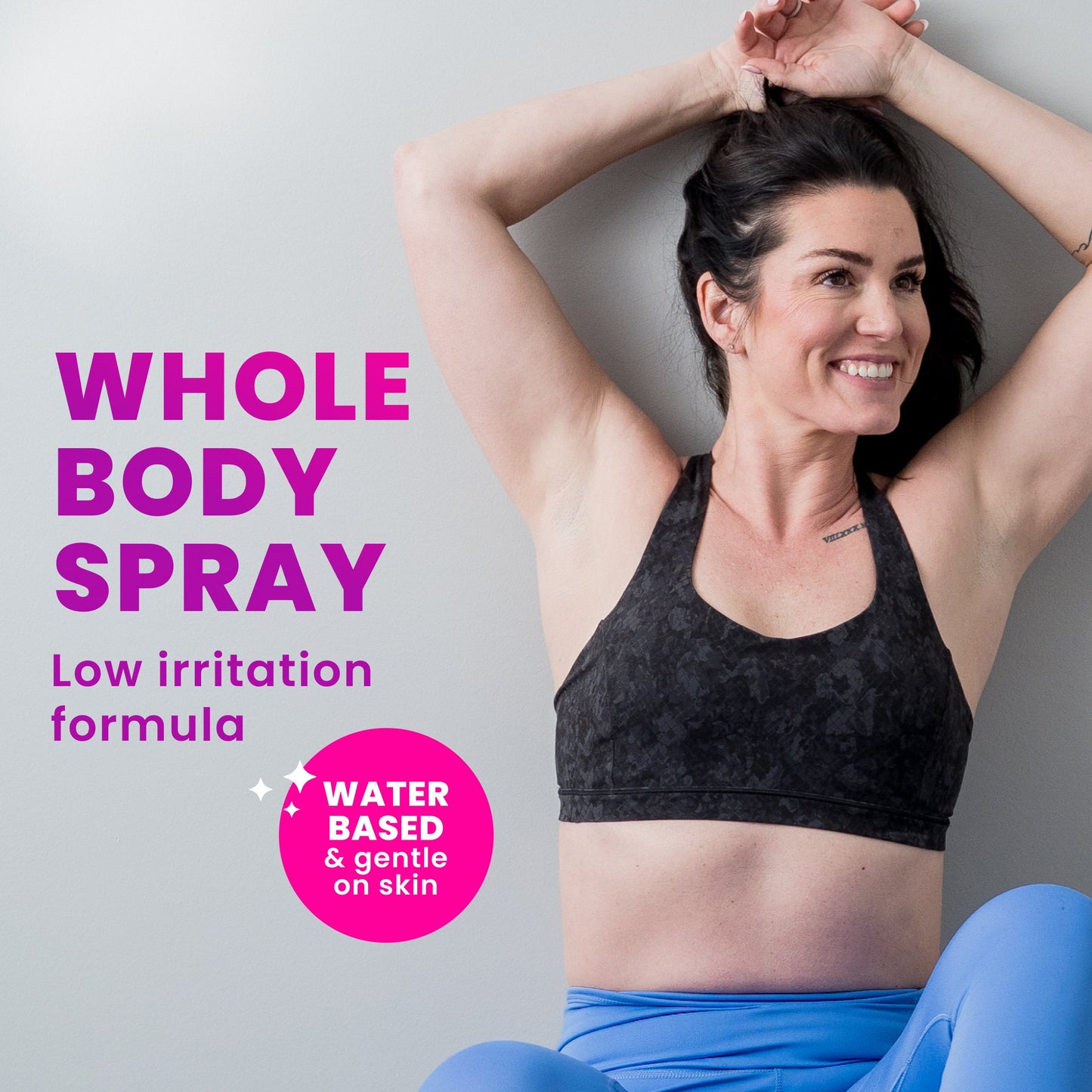 Lume Women 72 Hr Whole Body Aluminum Free Invisible Spray Deodorant - Peony Rose