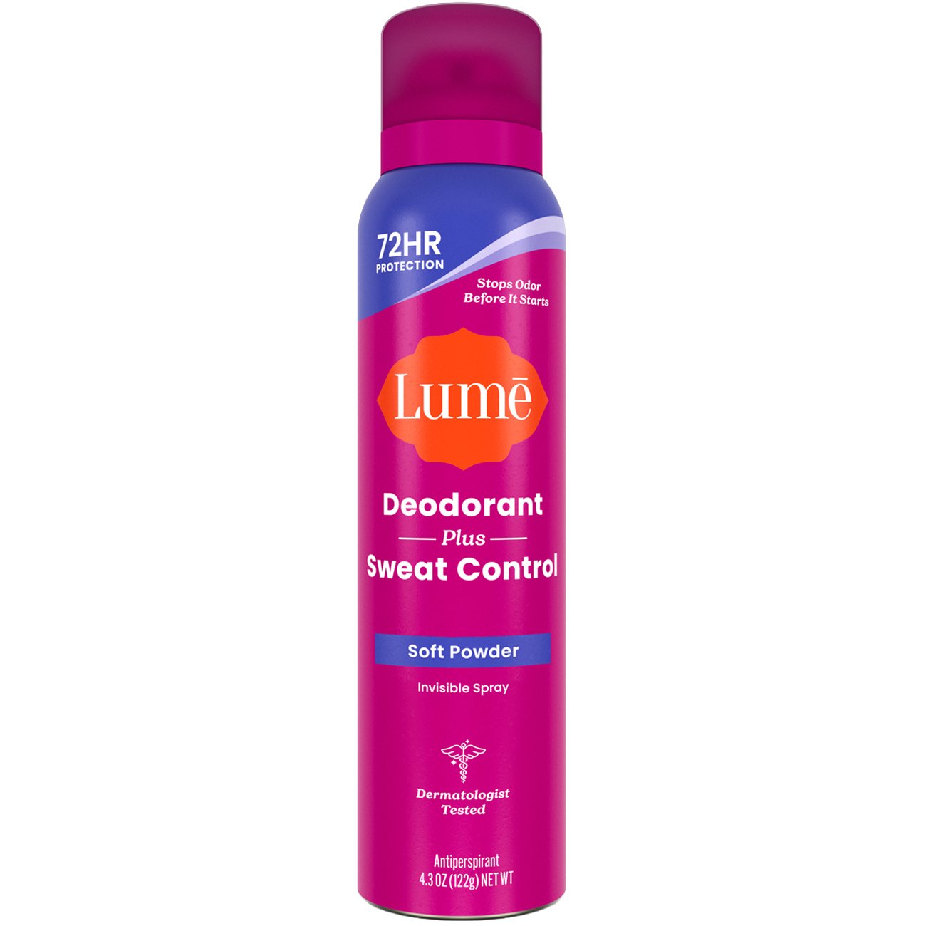 Lume Women Sweat Control Deodorant Spray - Soft Powder