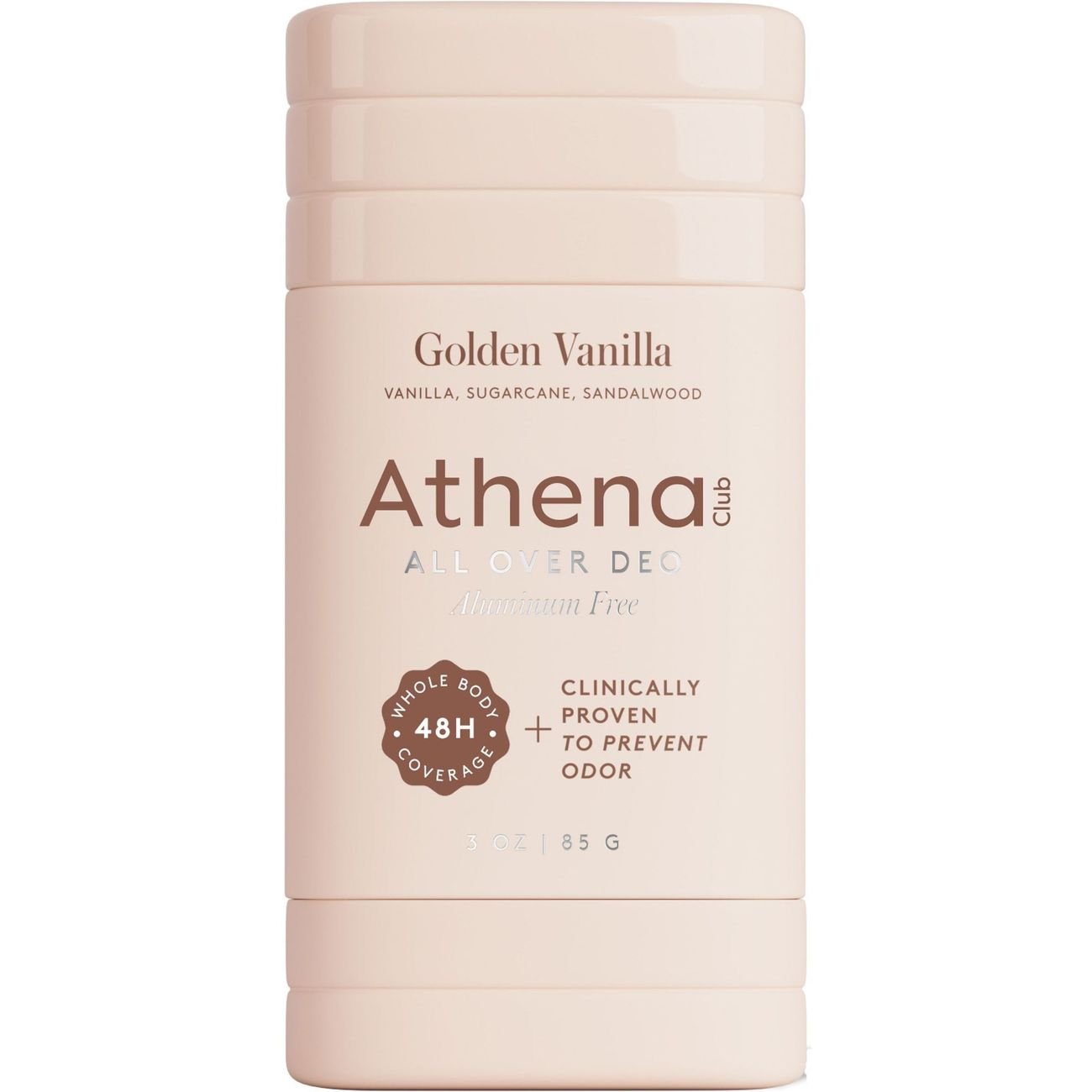 Athena Club Aluminum Free All Over Body Deodorant Solid - Golden Vanilla