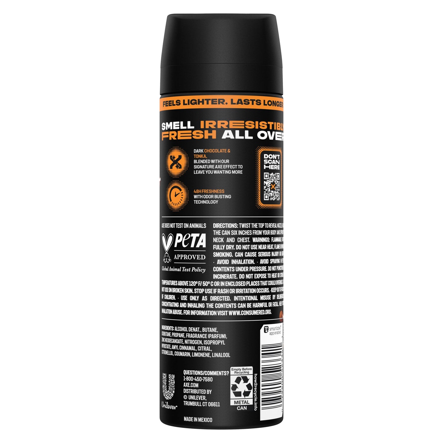 AXE 48 Hr Aluminum Free Deodorant Body Spray - Dark Temptation