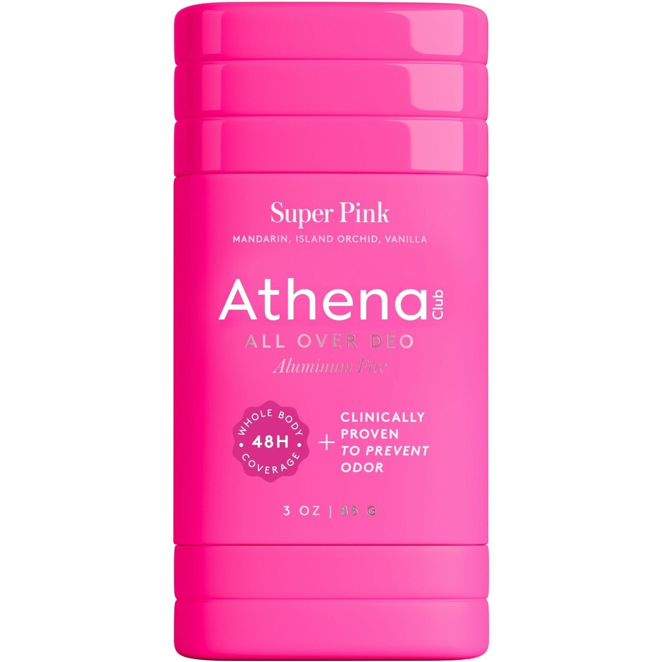 Athena Club Aluminum Free All Over Body Deodorant Solid - Super Pink