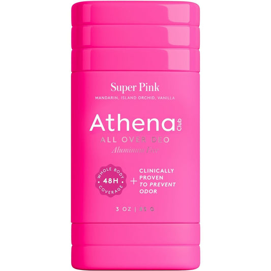 Athena Club Aluminum Free All Over Body Deodorant Solid - Super Pink