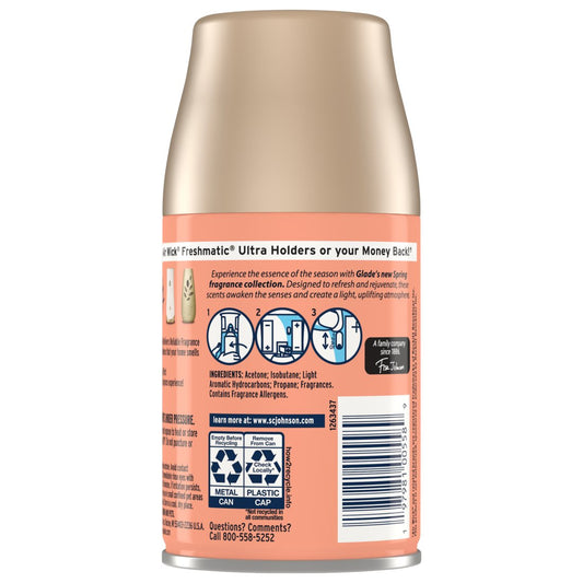 Glade Large Automatic Spray Refill - Peach and Elder Flower