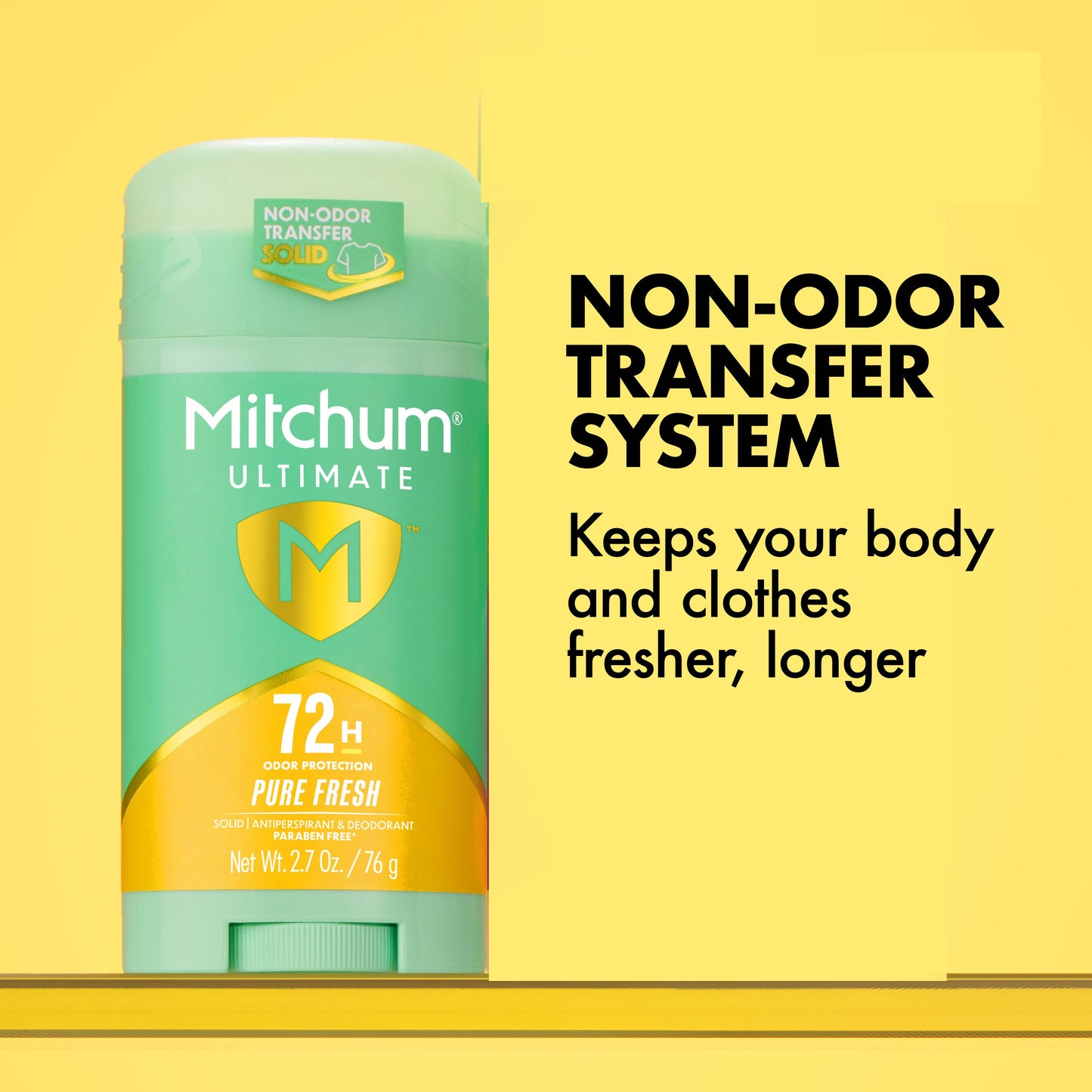 Mitchum Women's 72 hr Ultimate Antiperspirant Deodorant Solid - Pure Fresh