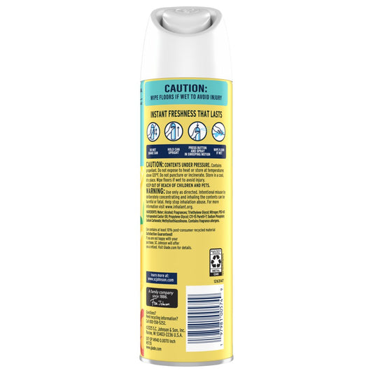 Glade Air Freshener Room Spray - Lemon Zest & Poppy