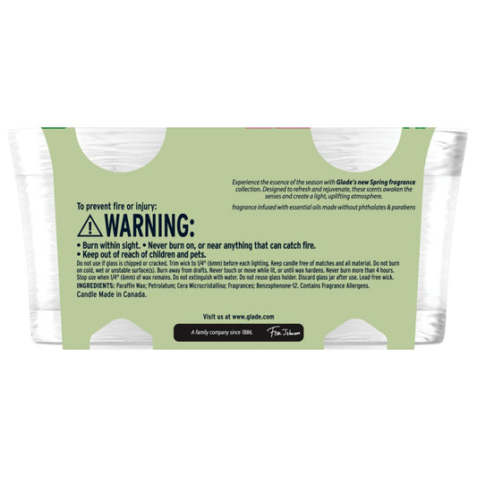 Glade Candles - Lush Greens & Water Lotus, 2 pk