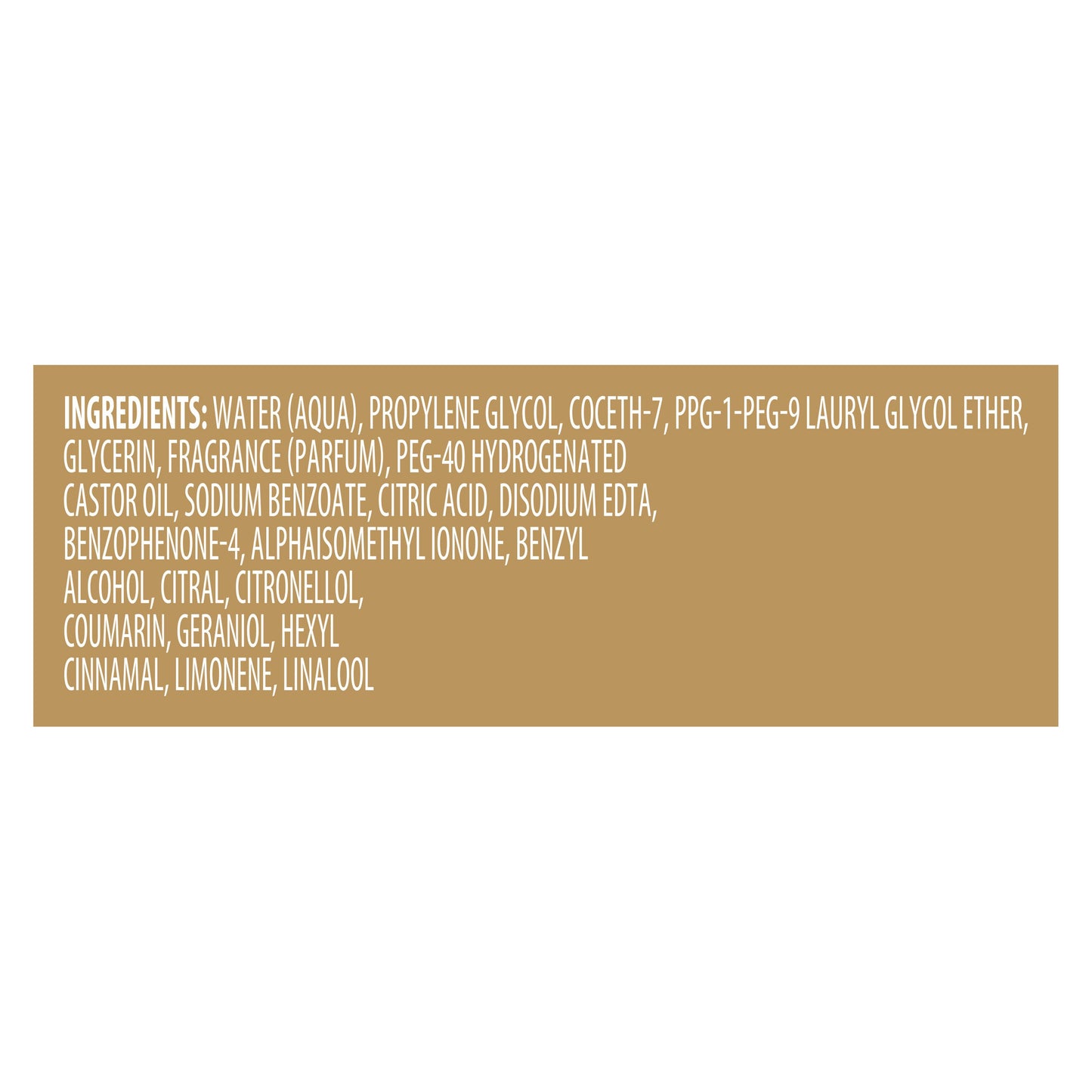 TRESemmé Signature Hair Fragrance - Golden Vanilla & Sandalwood