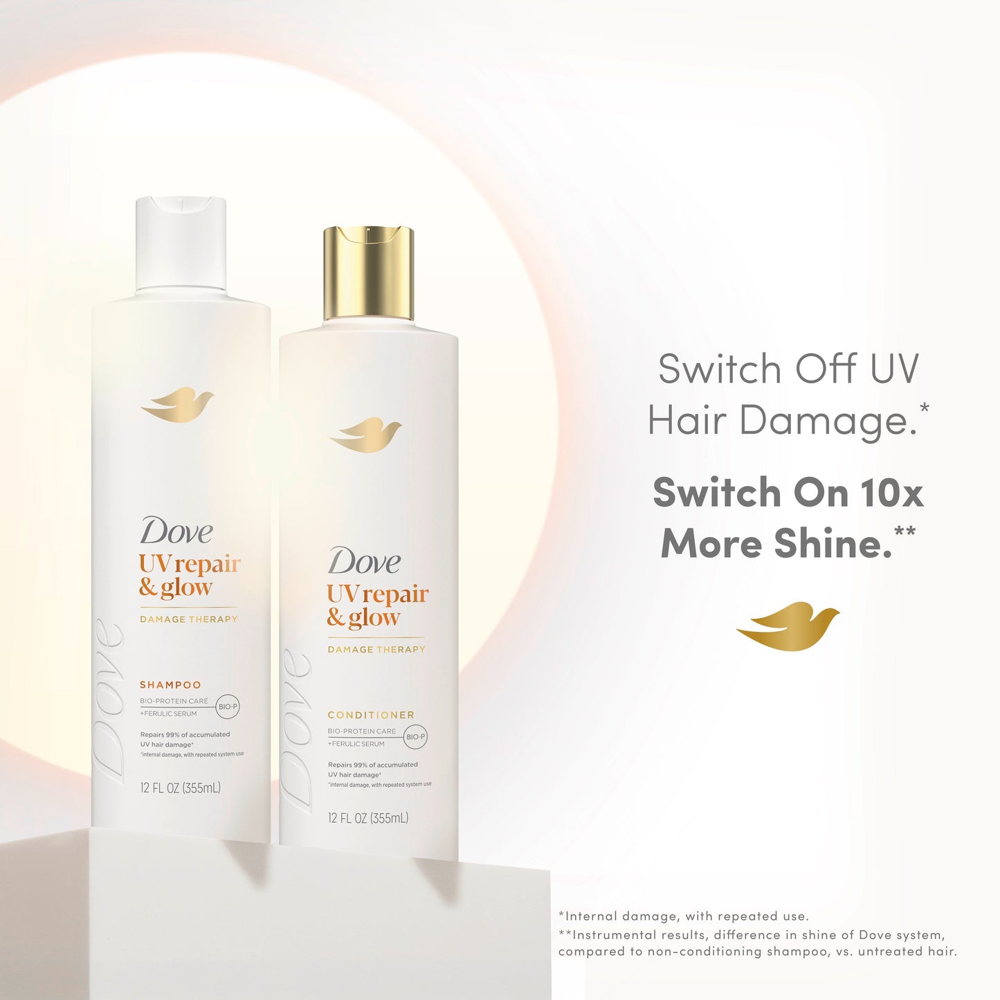 Dove Damage Therapy Shampoo UV Repair & Glow