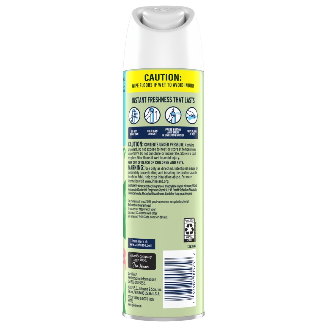 Glade Soft Mist Air Freshener - Lush Greens & Water Lotus