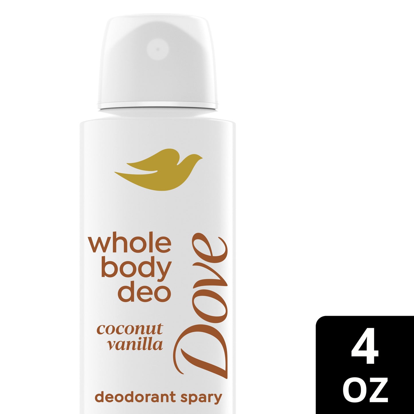 Dove Aluminum Free Sensitive Whole Body Deodorant Spray - Coconut & Vanilla