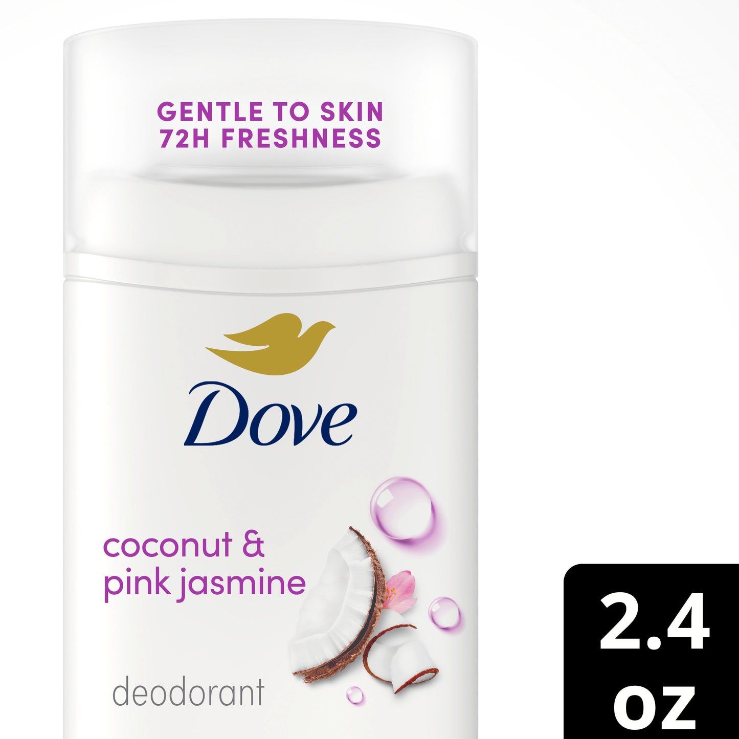 Dove Women Aluminum Free Deodorant Solid - Coconut & Pink Jasmine