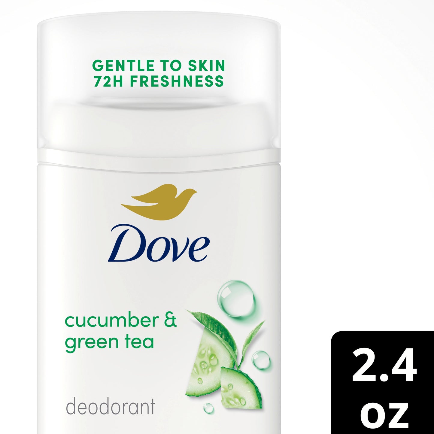 Dove Women Aluminum Free Deodorant Solid - Cucumber & Green Tea