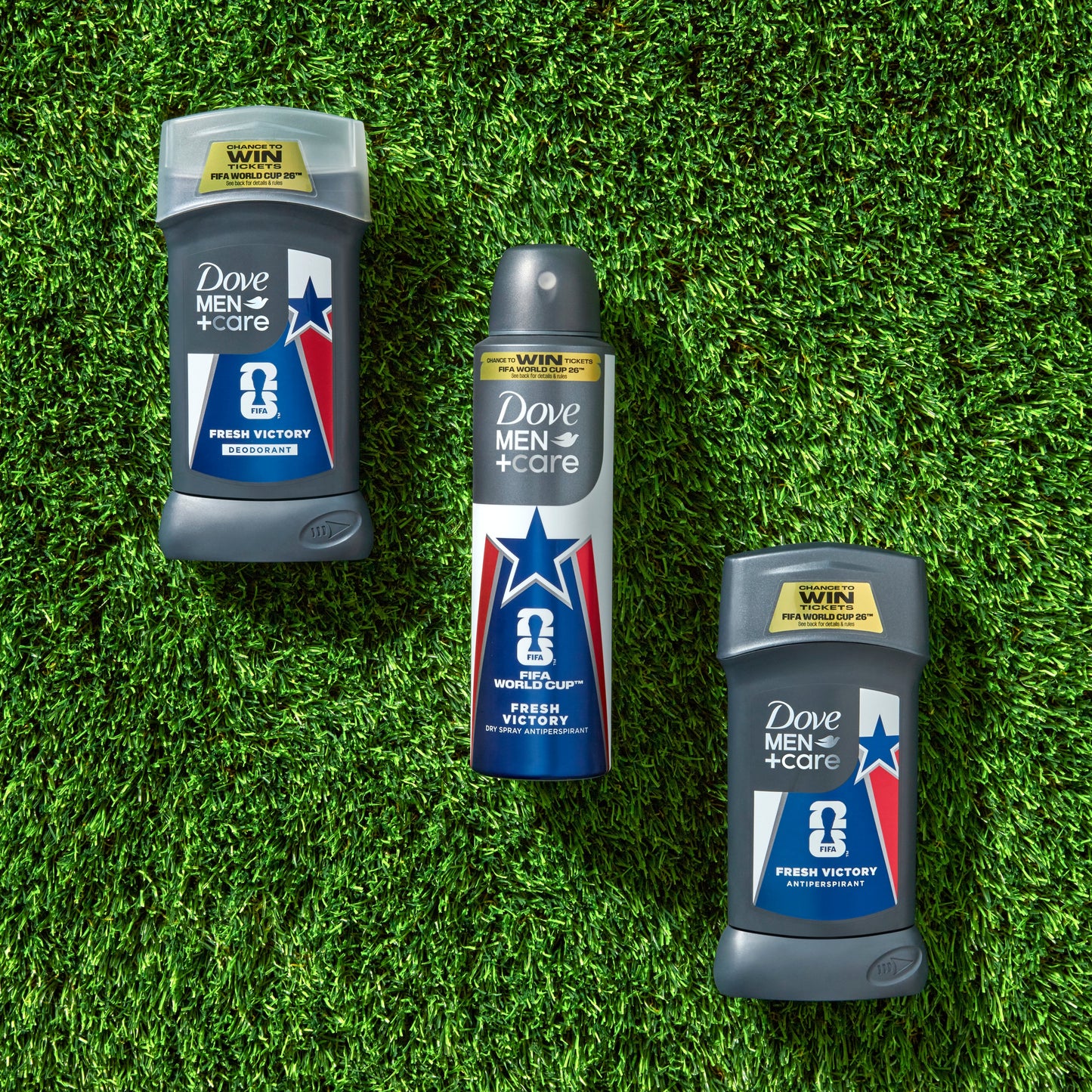 Dove Men+Care Limited Edition Fifa Antiperspirant Dry Spray Deodorant - Fresh Victory