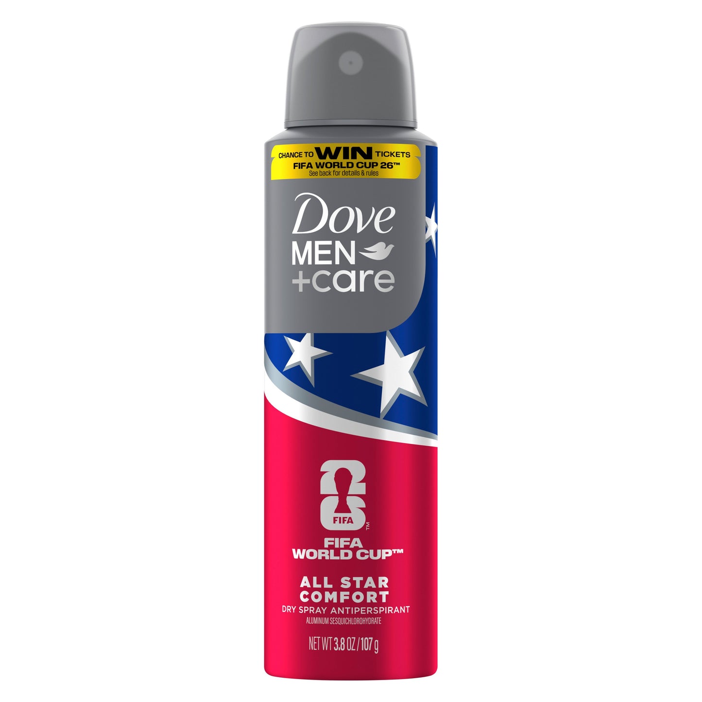 Dove Men+Care Limited Edition Fifa Antiperspirant Dry Spray Deodorant -  All Star