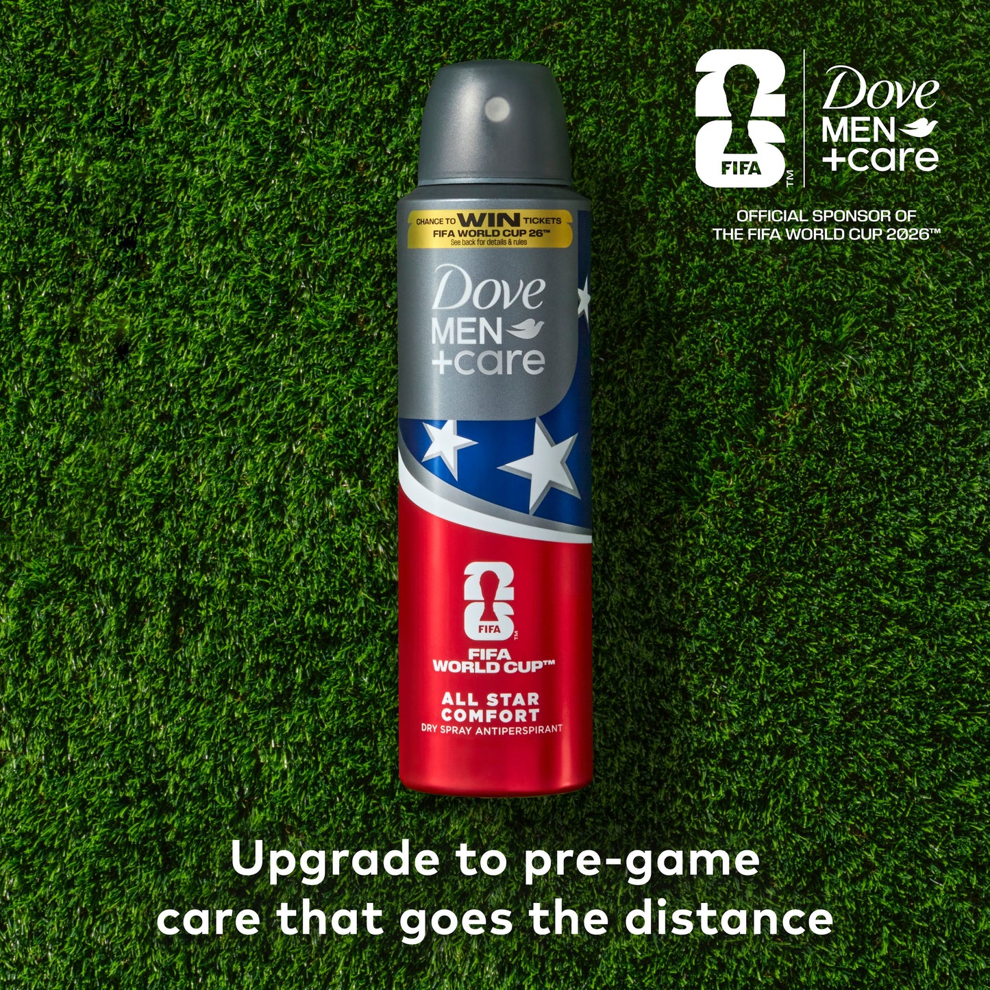 Dove Men+Care Limited Edition Fifa Antiperspirant Dry Spray Deodorant -  All Star