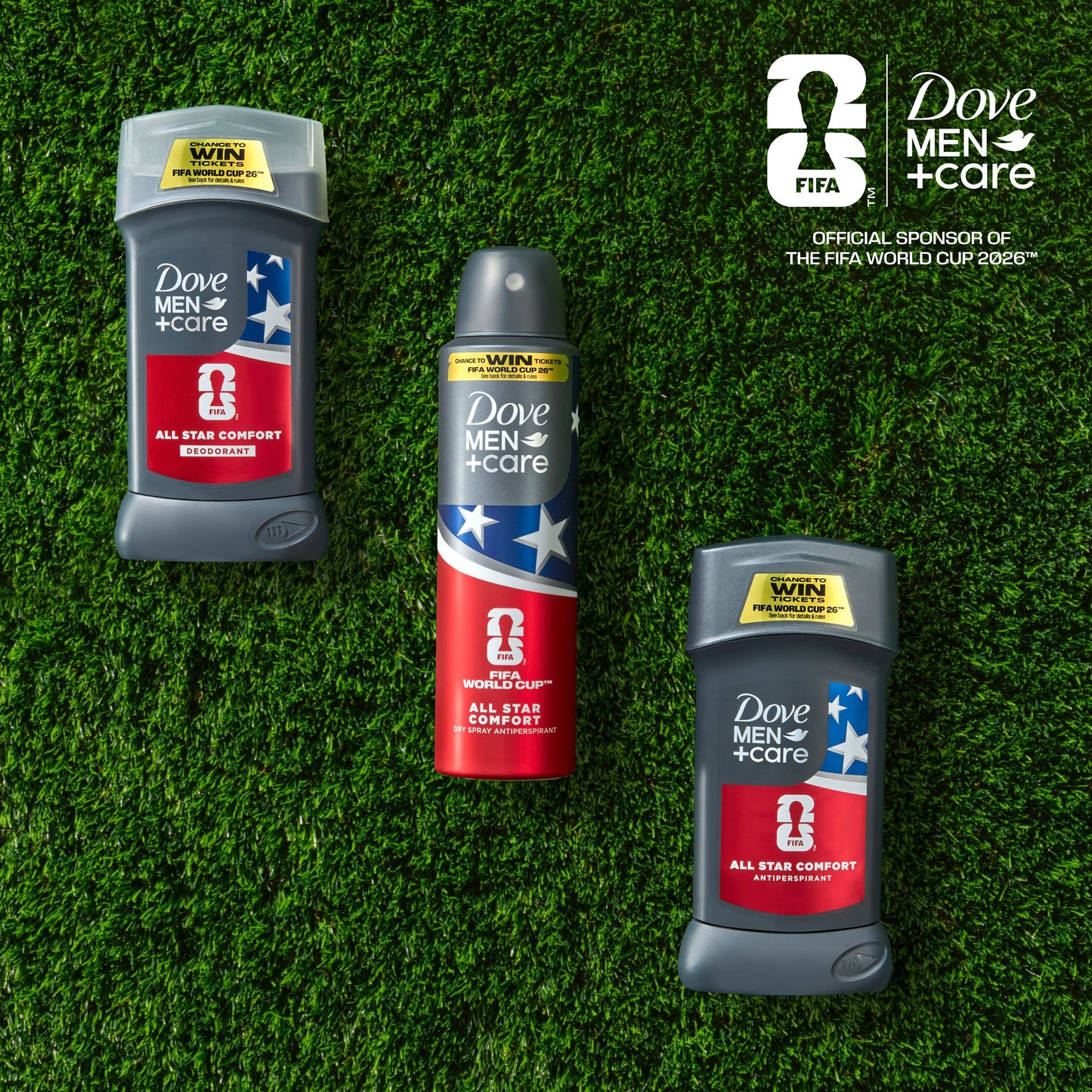 Dove Men+Care Limited Edition Fifa Antiperspirant Dry Spray Deodorant -  All Star