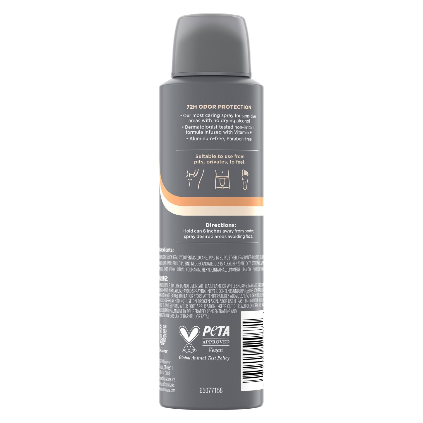 Dove Men+Care Aluminum Free Whole Body Deodorant Spray - Cedar & Shea Butter