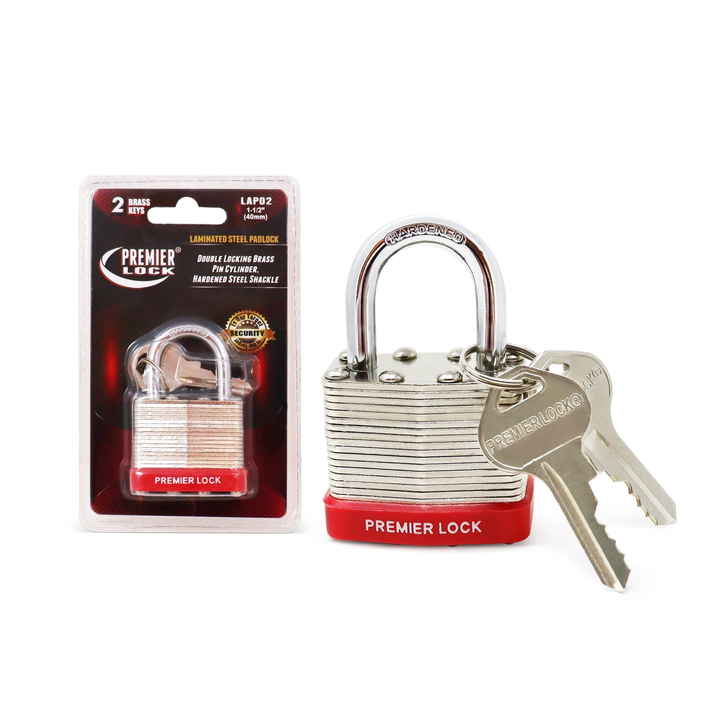 Premier Lock Laminated Padlock