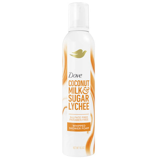 Dove Plant Milk Whipped Shower Foam Body Wash - Coconut Milk & Sugar Lychee