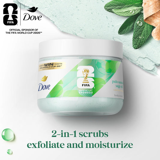 Dove Limited Edition Fifa Body Scrub - Palo Santo & Sage Oil