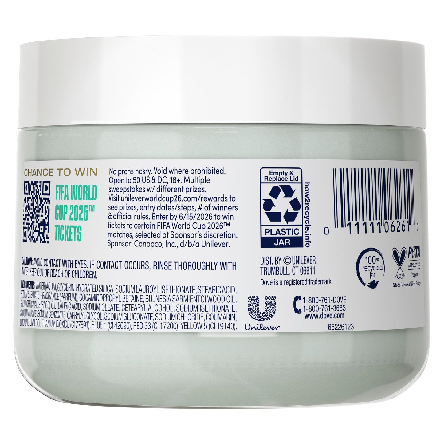 Dove Limited Edition Fifa Body Scrub - Palo Santo & Sage Oil