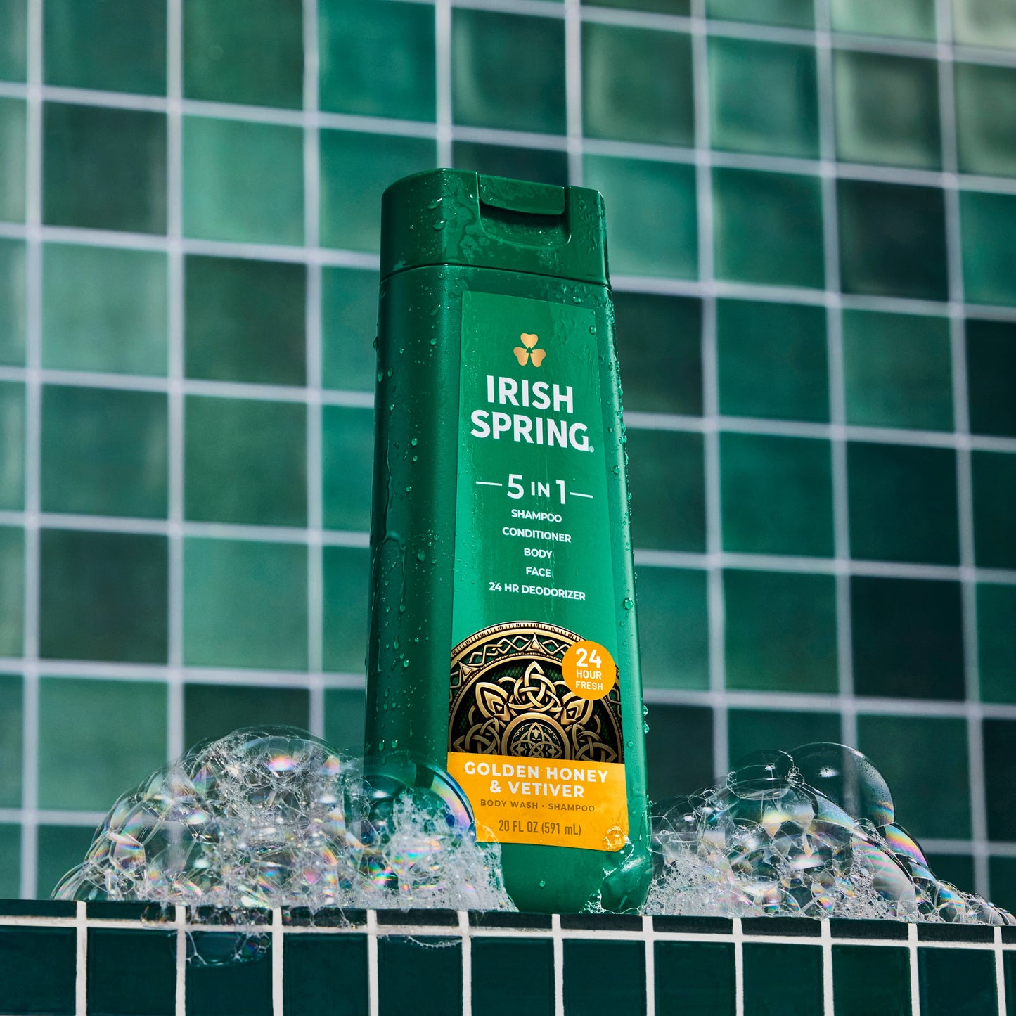Irish Spring Men's 5-in-1 Body Wash - Golden Honey & Vetiver