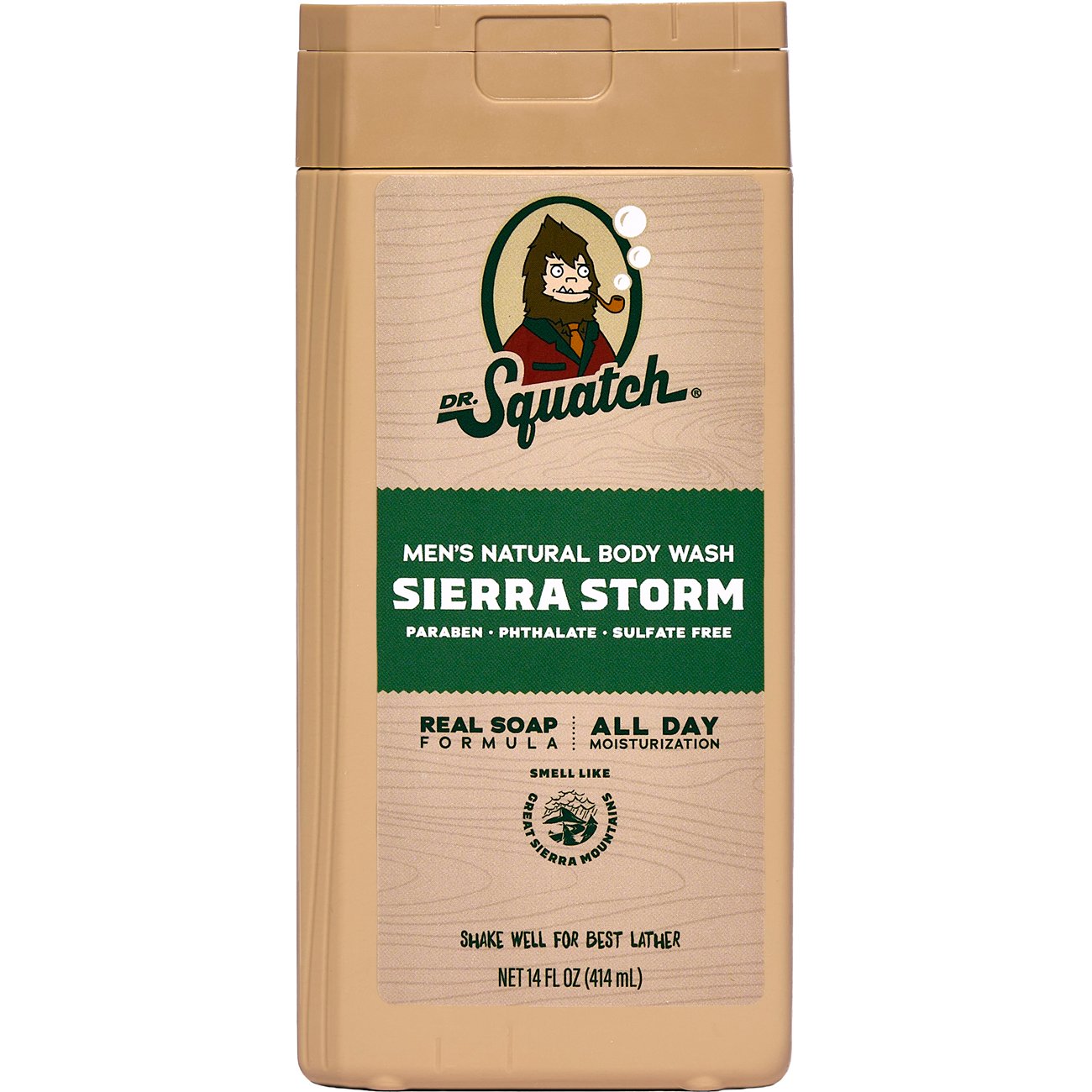 Dr. Squatch Men's Natural Body Wash - Sierra Storm
