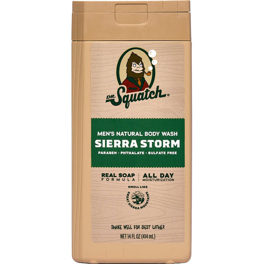 Dr. Squatch Men's Natural Body Wash - Sierra Storm