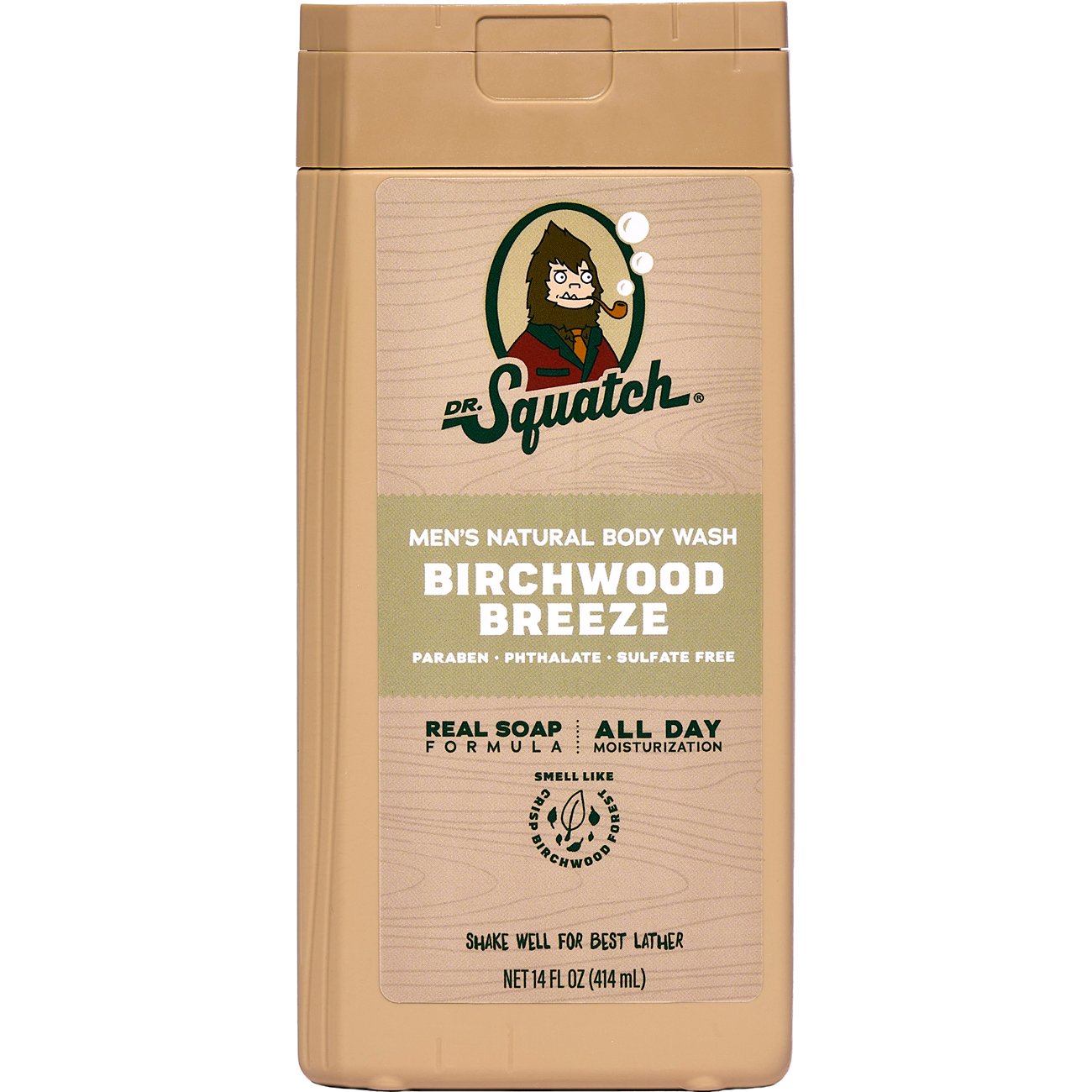 Dr. Squatch Men's Natural Body Wash - Birchwood Breeze