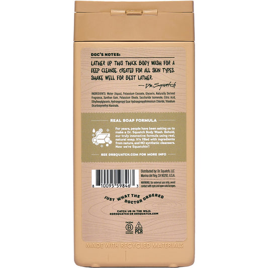 Dr. Squatch Men's Natural Body Wash - Birchwood Breeze