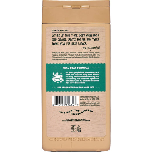 Dr. Squatch Men's Natural Body Wash - Rainforest Rapids