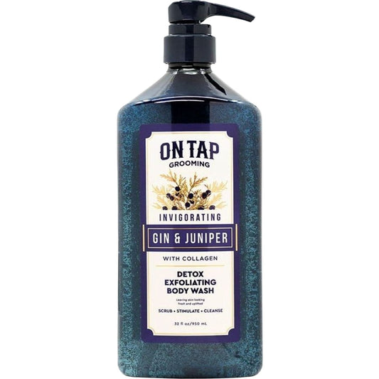 On Tap Grooming Invigorating Detox Exfoliating Body Wash - Gin & Juniper