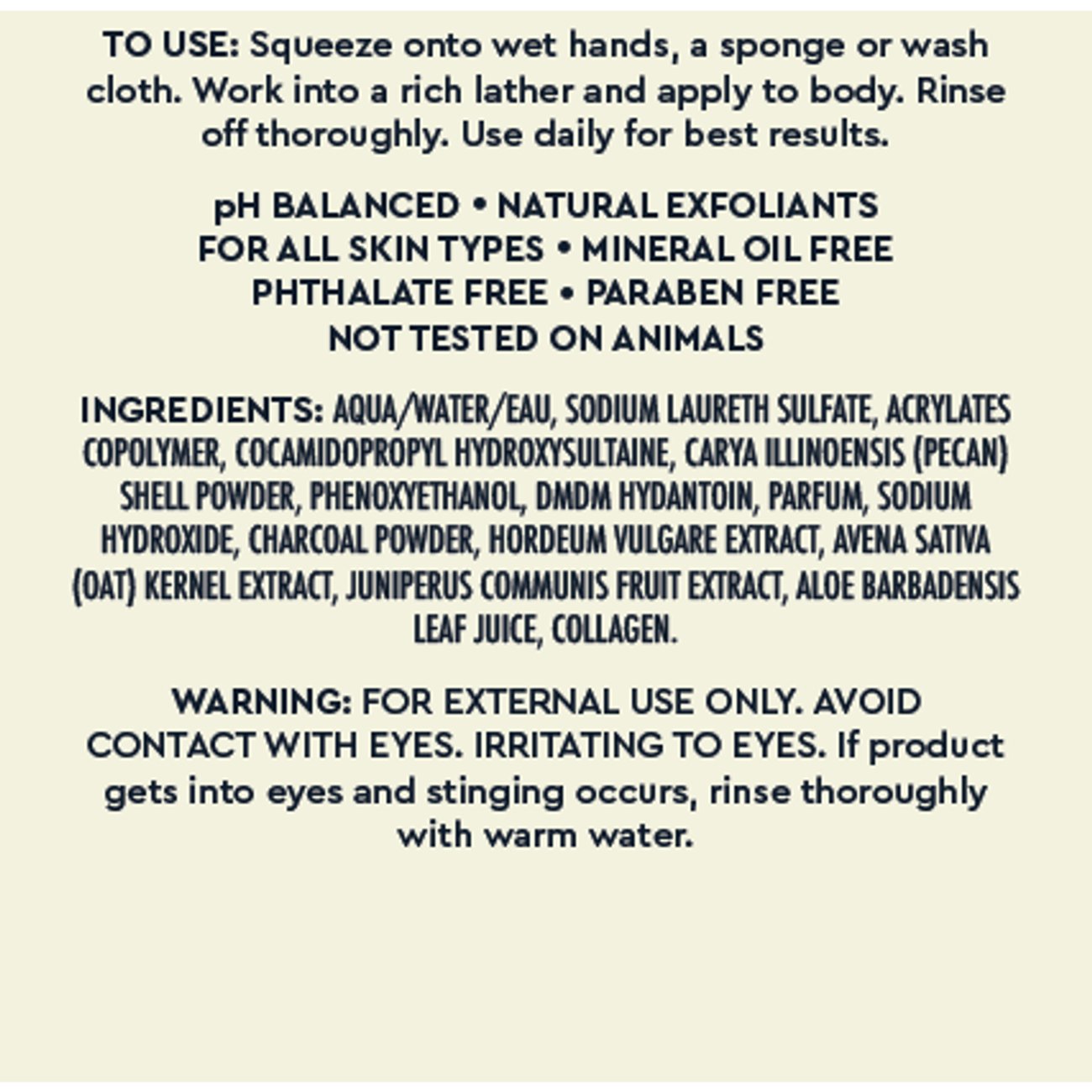 On Tap Grooming Invigorating Detox Exfoliating Body Wash - Gin & Juniper