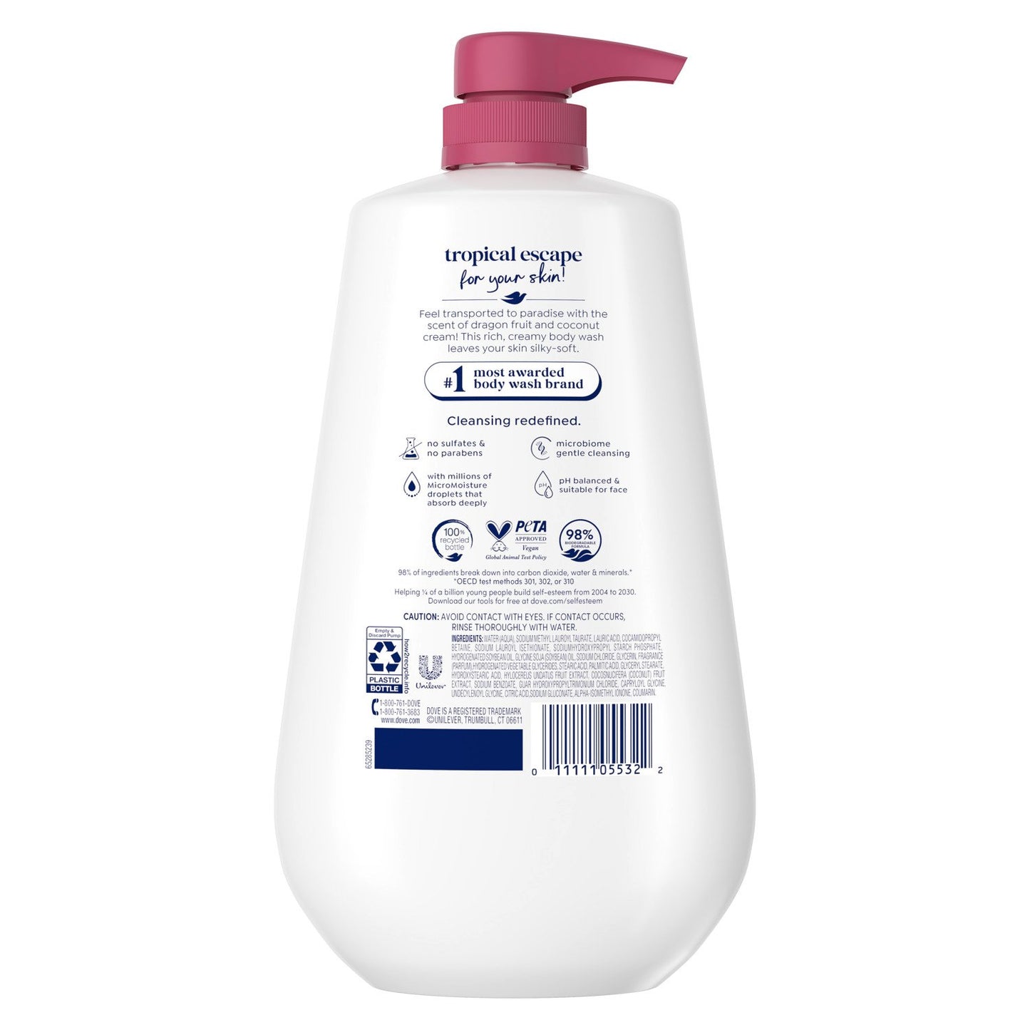 Dove Replenish Body Wash - Dragon Fruit & Coconut Cream