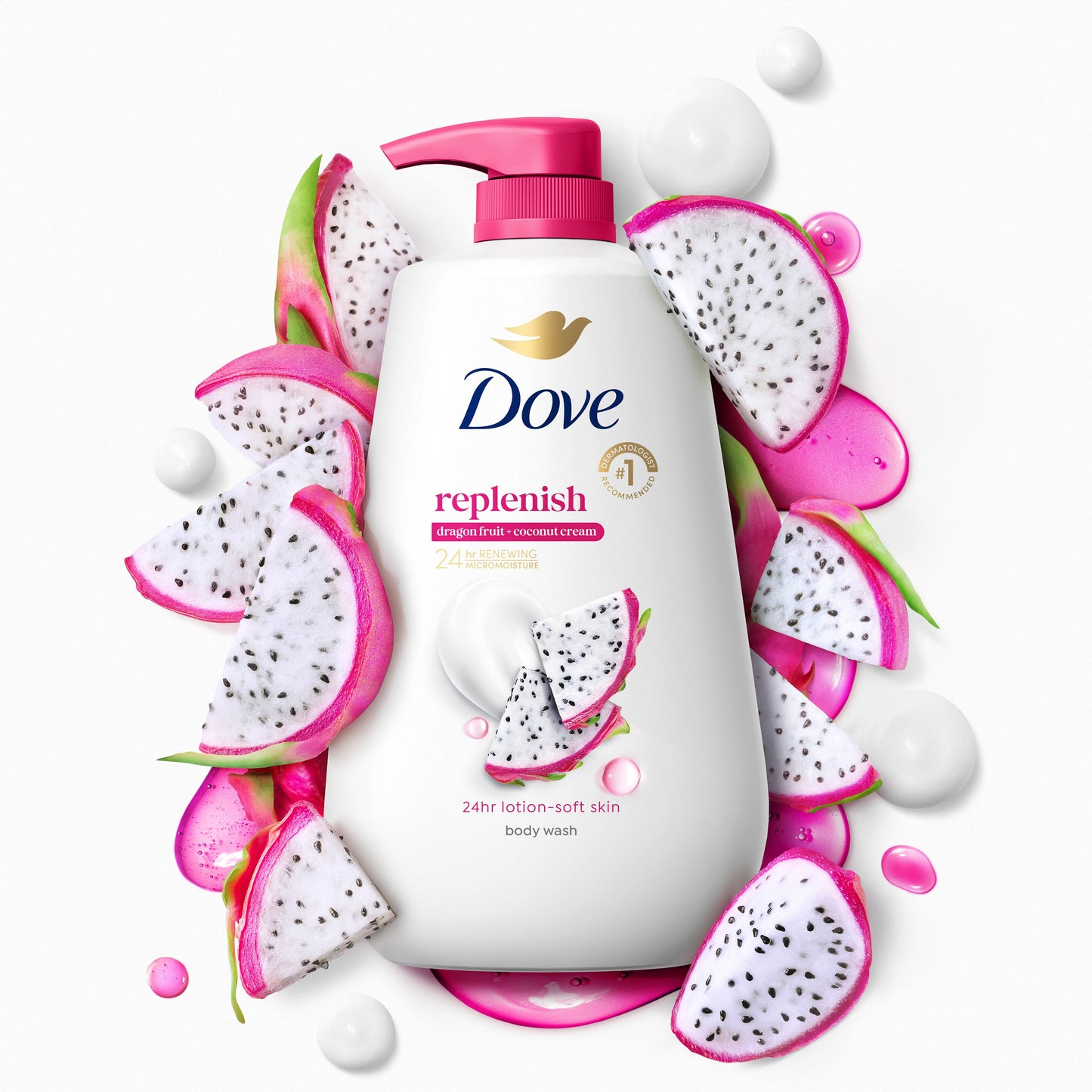 Dove Replenish Body Wash - Dragon Fruit & Coconut Cream