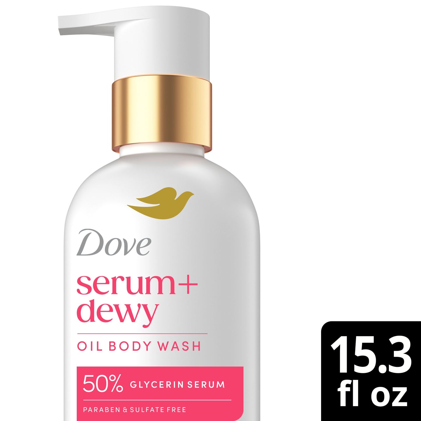 Dove Serum + Dewy Oil Body Wash